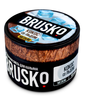 Бестабачная смесь Brusko Medium - Кокос со Льдом