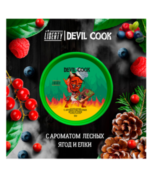 Бестабачная смесь Devil Cook - Лесные ягоды и елка