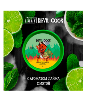 Бестабачная смесь Devil Cook - Лайм мята
