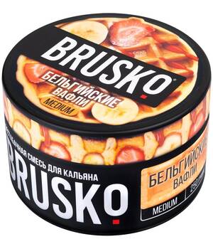 Бестабачная смесь Brusko Medium - Бельгийские Вафли