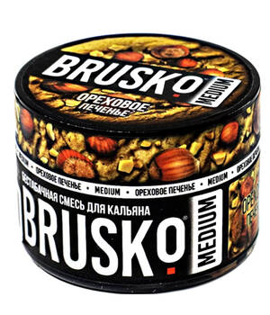 Бестабачная смесь Brusko Medium - Ореховое Печенье