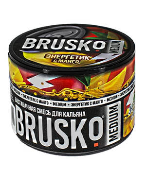 Бестабачная смесь Brusko Medium - Энергетик с манго