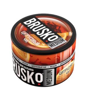 Бестабачная смесь Brusko Medium - Цитрусовый чай