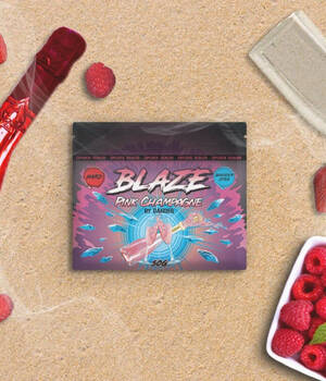 Бестабачная смесь Blaze Mix - Pink Champagne (Шампанское с Ягодами)