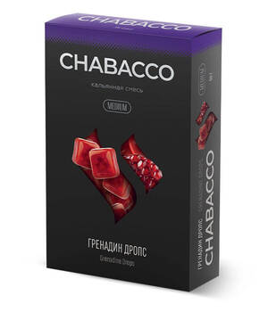 Бестабачная смесь Chabacco - Grenadine Drops (Гренадин Дропс)