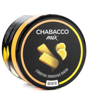 Бестабачная смесь Chabacco MIX - Creamy Lemon Waffles (Сливочно-Лимонные Вафли)