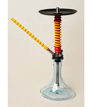 Кальян MAMAY CUSTOMS - Coilovers Mini Красно-Жёлтый