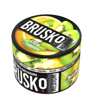 Бестабачная смесь Brusko Medium - Киви с Лимоном