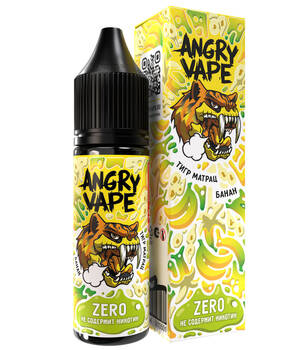 Жидкость Angry Vape Salt - Тигр Матрац (банан)