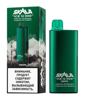 ОЭС SKALA ICE - Персик Клубника и Банан со Льдом до 12000 затяжек