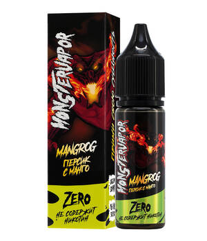 Жидкость MONSTERVAPOR Salt - MANGROG (Персик с Манго)