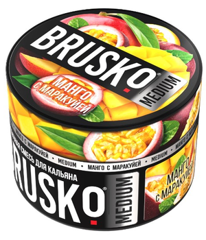 Бестабачная смесь Brusko Medium - Манго с маракуйей
