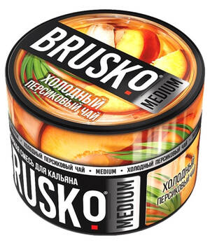 Бестабачная смесь Brusko Medium - Холодный Персиковый Чай